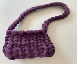 chunky purple bag